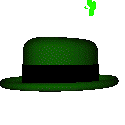 green slime on hat animated gif