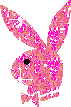 glitter playboy bunny symbol animated gif