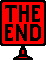 the end sign animated gif