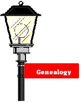 large lantern with genealogy banner animated gif