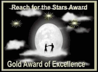 reach for the stars gold ward plaque animated gif
