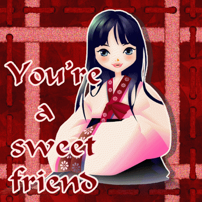 you're a sweet friend animated gif