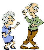 two old retirees dancing animated gif