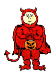 red devil halloween costume animated gif