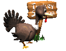turkey pecks from ground animated gif