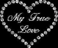 my true love heart shaped diamond arrangement animated jpg