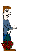 guy says I am sorry forgive me and produces bunch of flowers animated gif