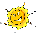 sun winks animated gif