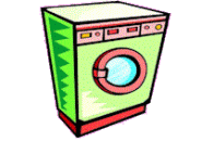 washing machine washes animated gif
